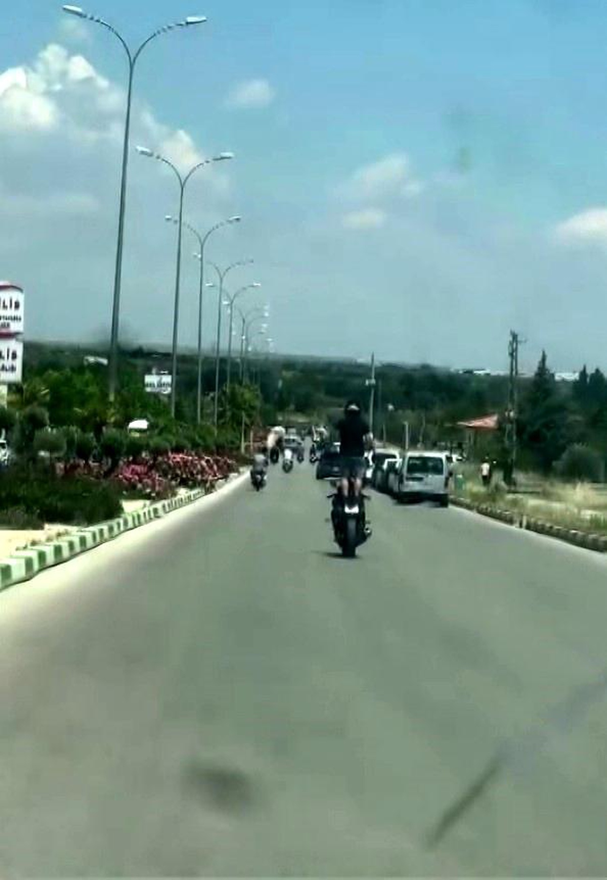 Kilis\'te Akrobatik Motosiklet Ceza Kesti