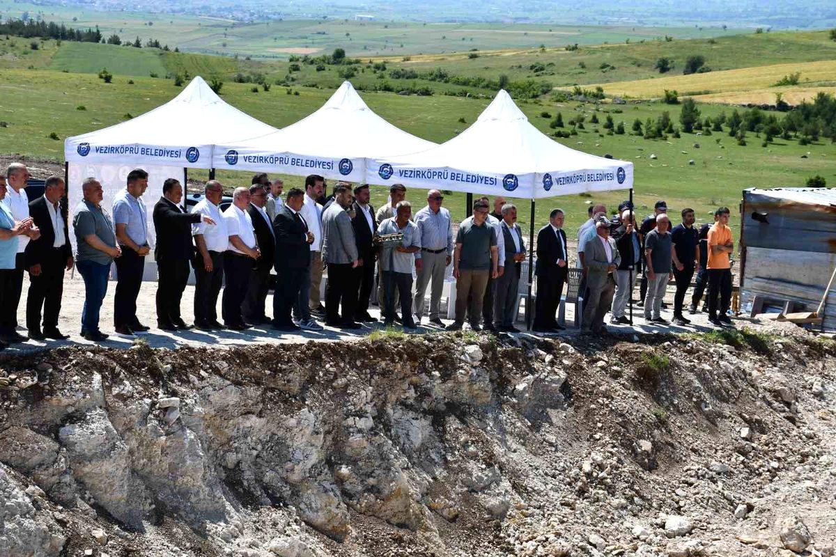 Vezirköprü OSB\'de ilk temel heyecanı