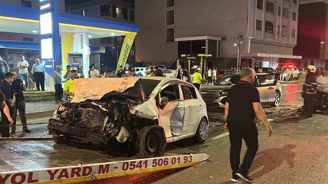 Samsun'da zincirleme kaza: 5 yaralı