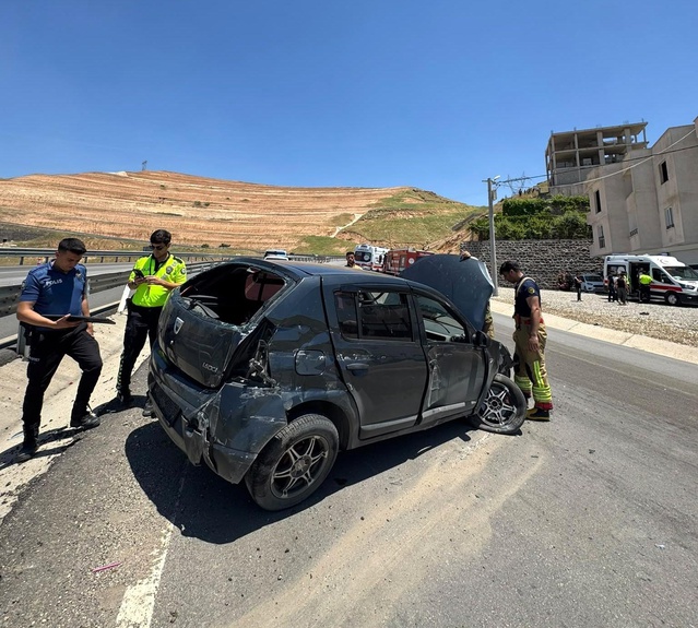Cizre'de Trafik Kazası: 1 Yaralı