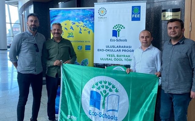 Çorum'da 2 okula Yeşil Bayrak ödülü