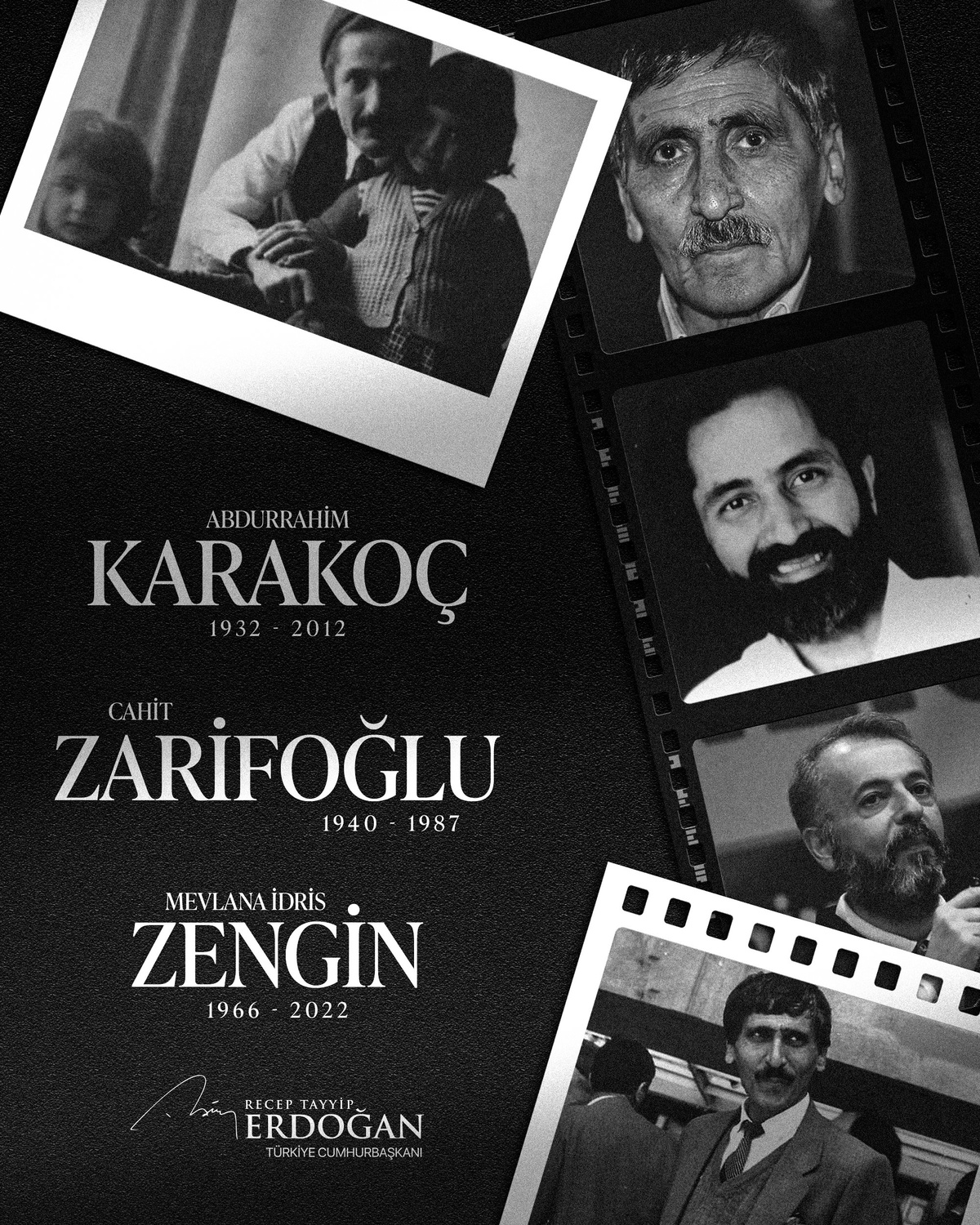 Erdoğan, üç şairi ölüm yıl dönümlerinde andı
