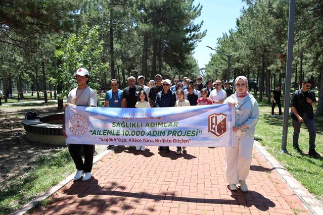 Elazığ’da Ailelerle Spor Etkinliği