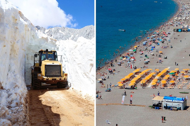 Hakkari’de Haziran’da 5 Metre Kar Sürprizi!