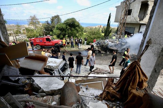 İsrail'in Beyrut'a Hava Saldırısı