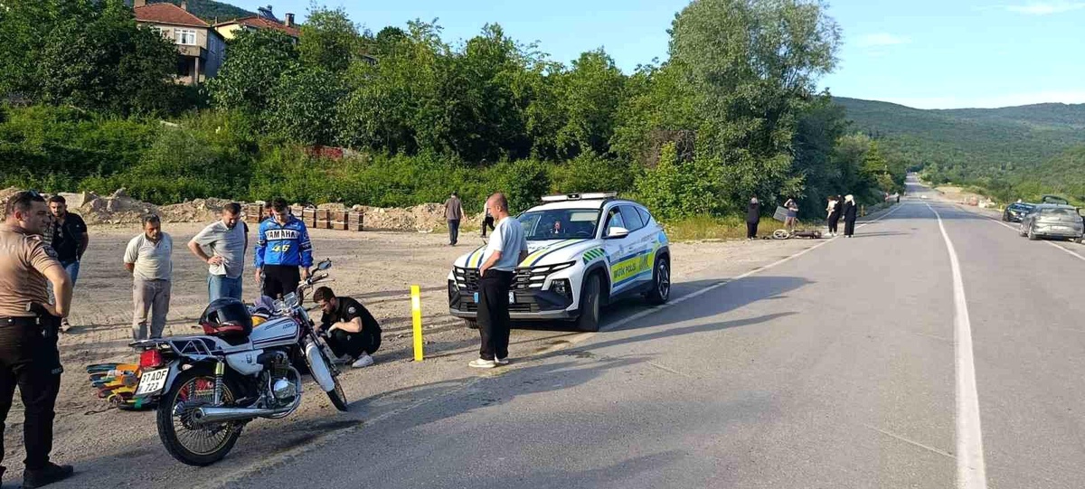 Kastamonu\'da Motosiklet Kazası: 2 Yaralı