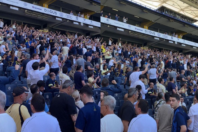 Oyunu kullanan Fenerbahçe taraftarı stadyumu ''Aziz Yıldırım
