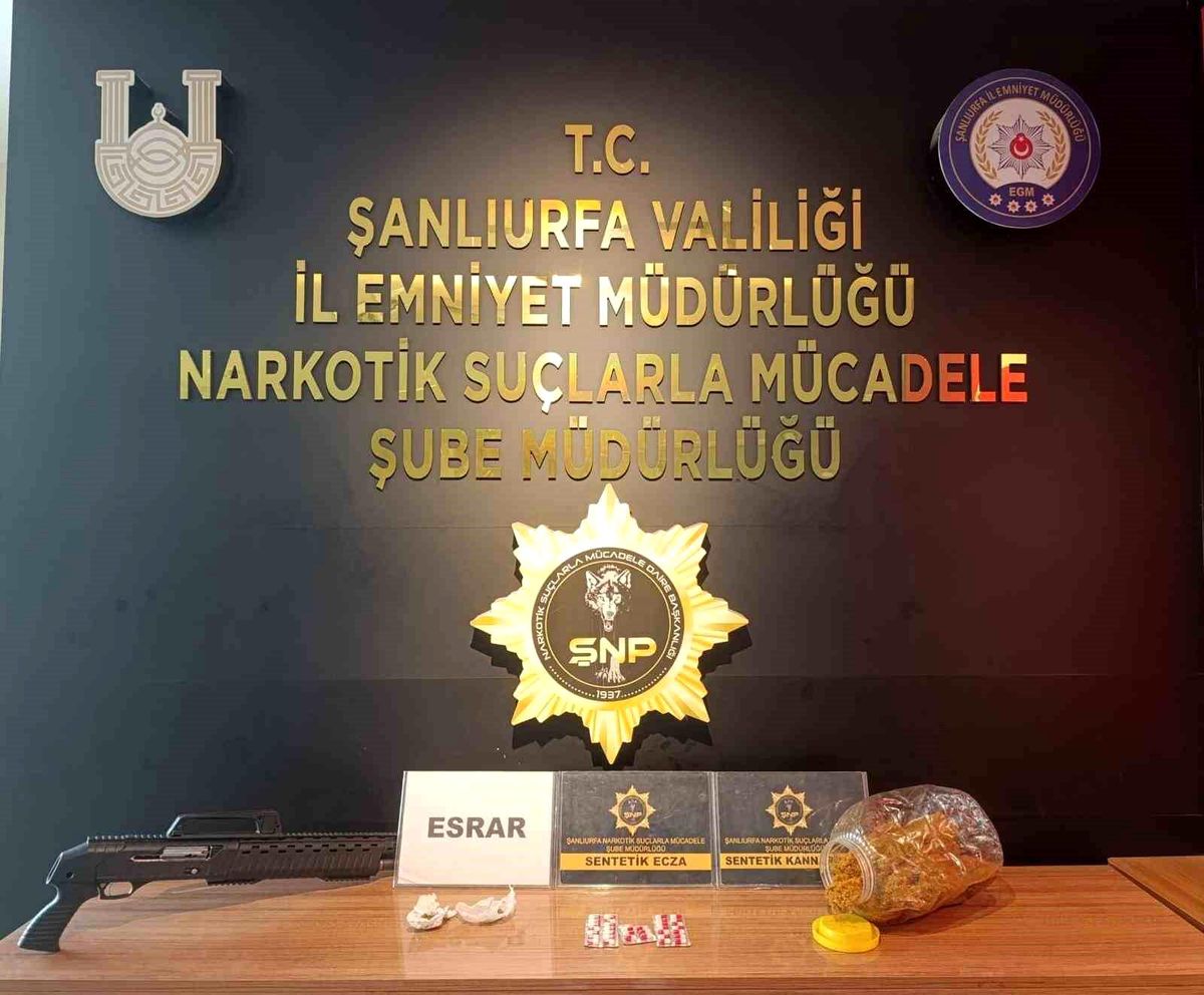 Şanlıurfa\'da uyuşturucu operasyonu: 3 gözaltı