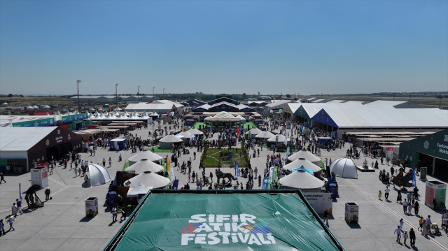 Sıfır Atık Festivali'nin ziyaretçi sayısı üçüncü günde 400 bini aştı