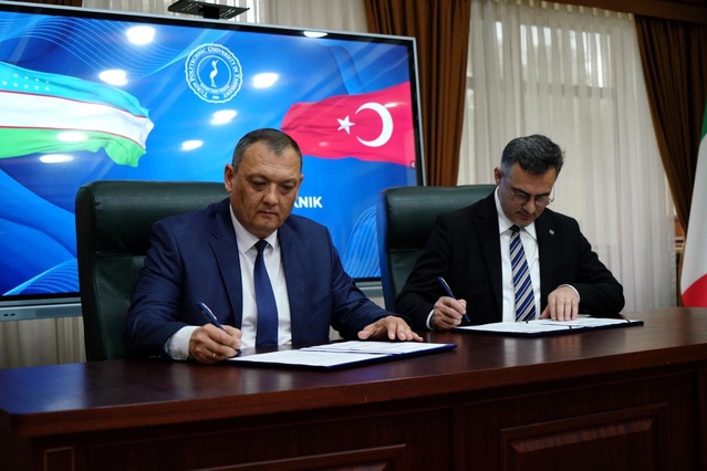 BTÜ Özbekistan'da İş Birliği Anlaşmaları İmzaladı