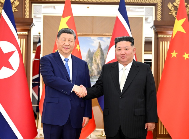 Xi Jinping ve Kim Jong-un Görüştü