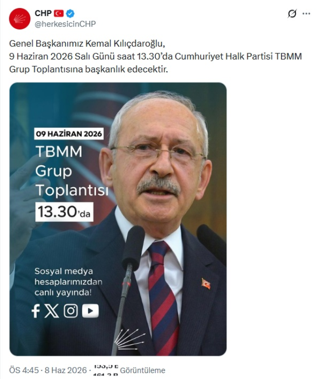 CHP'de yeni kriz: Partinin resmi hesabı Özgür Özel'i takipten çıktı