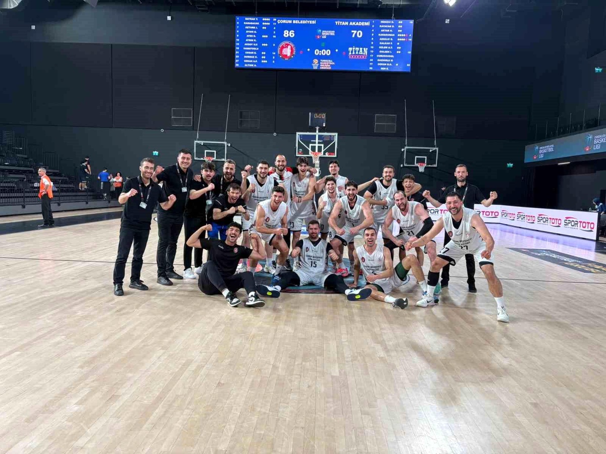 Çorum Belediyesi Erkek Basketbol Takımı 2. Lig\'de