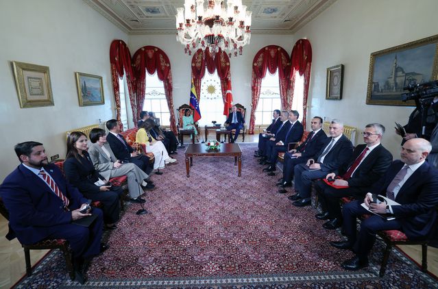 Erdoğan, Venezuela Geçici Devlet Başkanı Rodriguez ile görüş