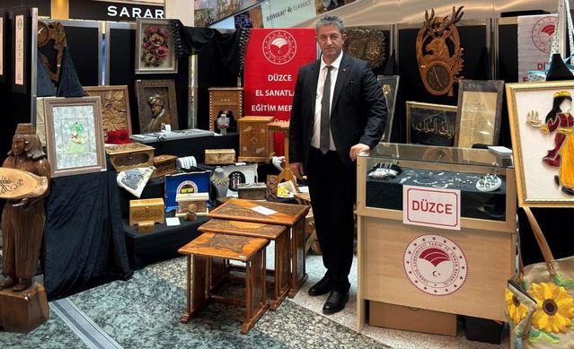 Düzce El Sanatları Eserleri Ankara'da Sergilendi