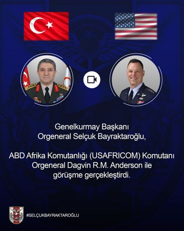 Bayraktaroğlu ve Anderson Video Görüşmesi