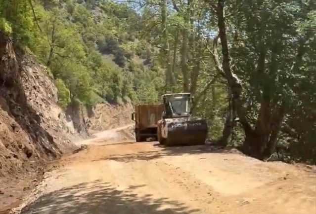 Huzurlu Yaylası Yolu Yeniden Açıldı