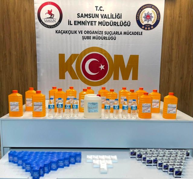Samsun'da Kaçakçılık Operasyonu