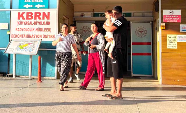 İnegöl'de Mangal Ateşine Düşen Çocuk Yaralandı