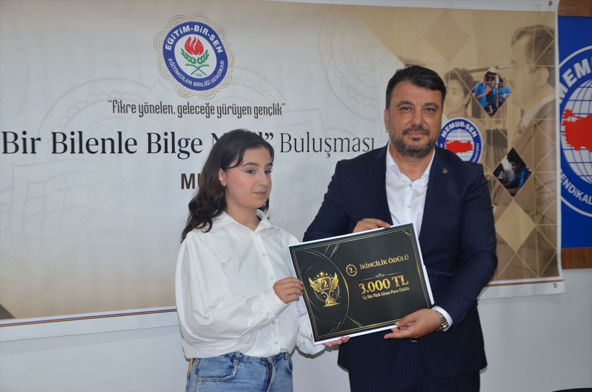 Muş\'ta Kitap Okuma Yarışması Ödül Töreni