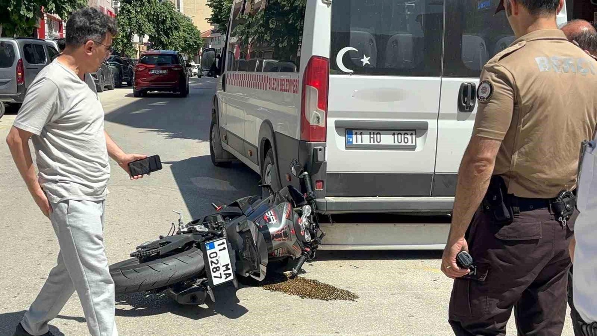 Bilecik\'te Motosiklet Kazası