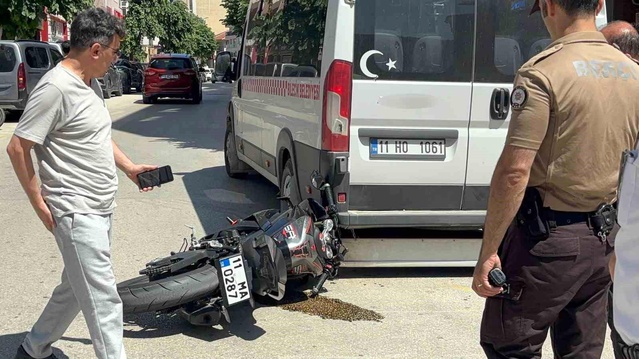 Bilecik'te Motosiklet Kazası