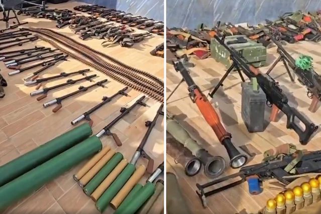 Somali'de beş yıldızlı otelde çok sayıda İHA ve silah ele ge