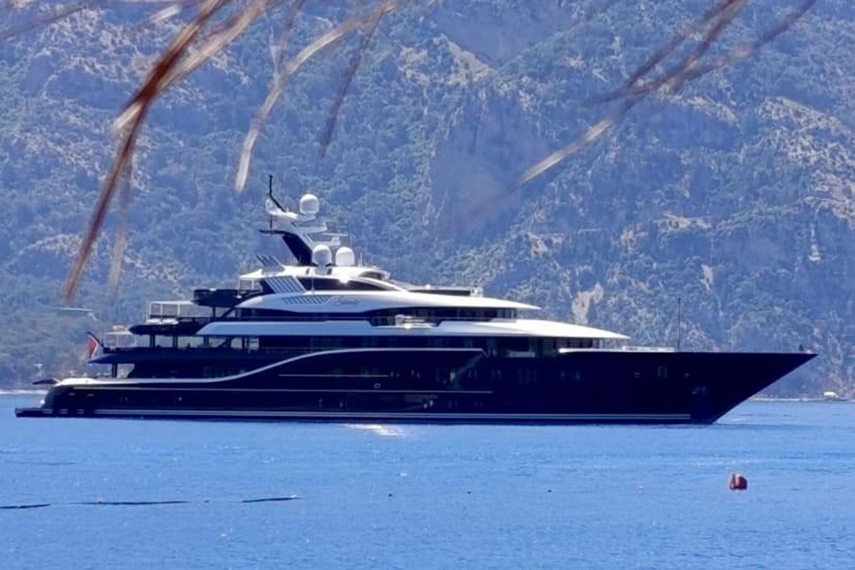 Suudi Kraliyet Ailesi’nin yüzen sarayı Bodrum\'da