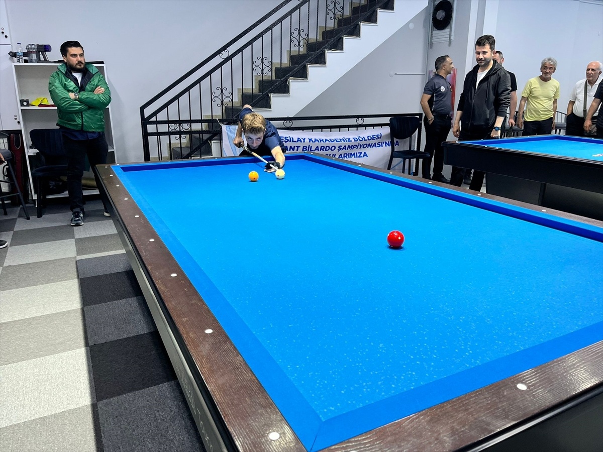 Samsun\'da Bilardo Şampiyonası