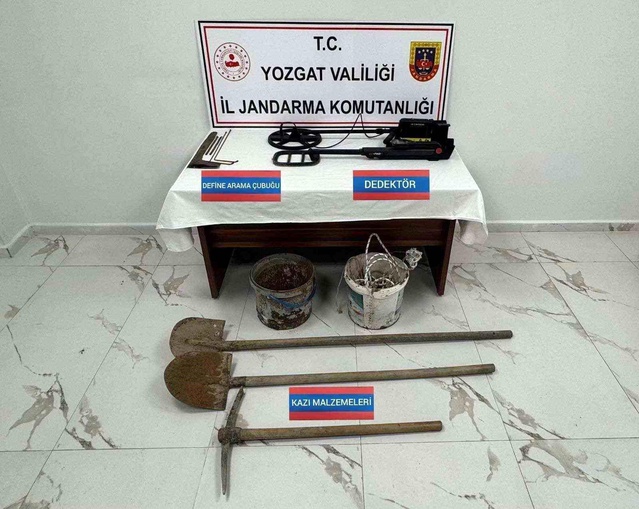 Yerköy'de Kaçak Kazı Operasyonu