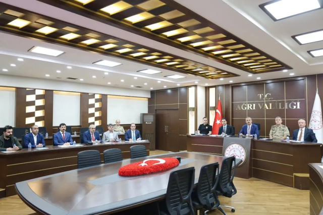 Ağrı’da okul güvenliği toplantısı: 287 okula kamera sistemi kuruldu