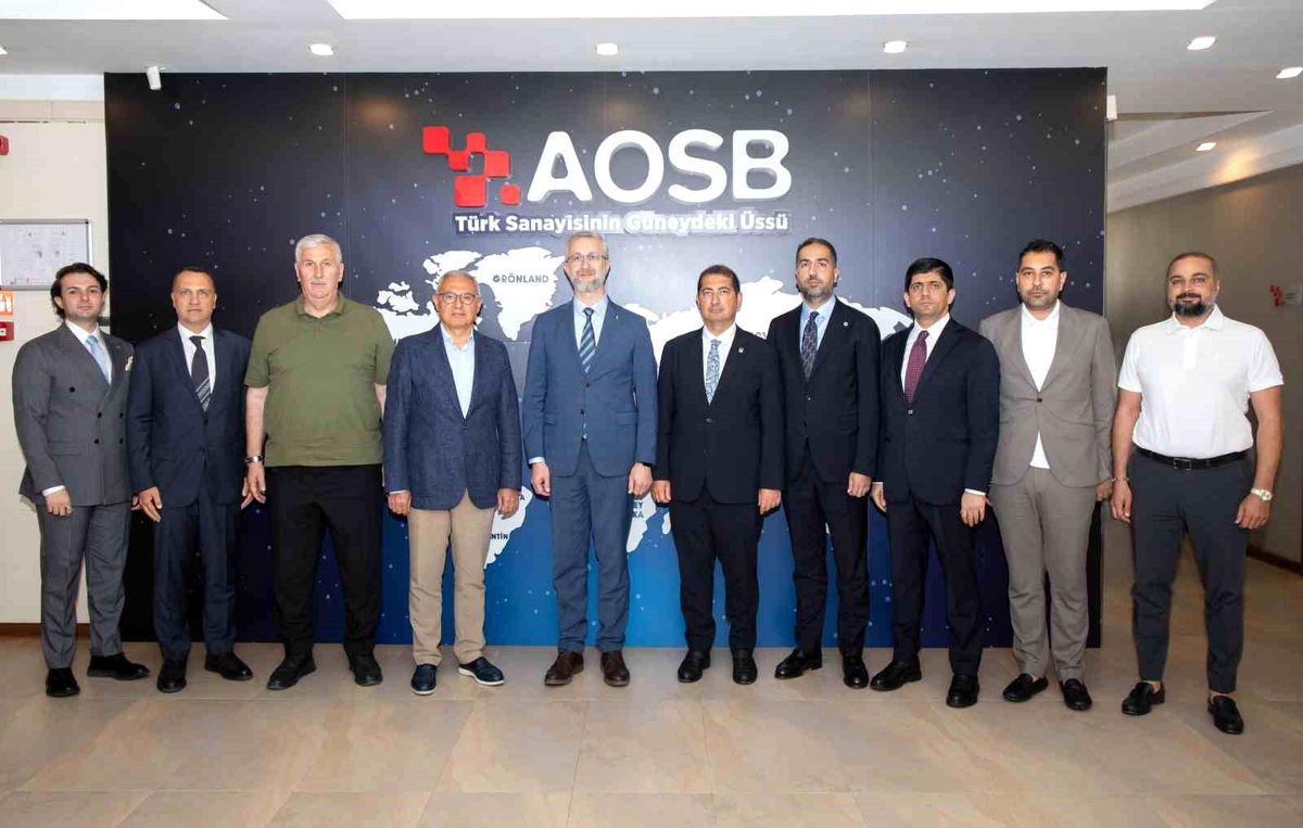 Ukrayna Büyükelçisi AOSB\'yi Ziyaret Etti