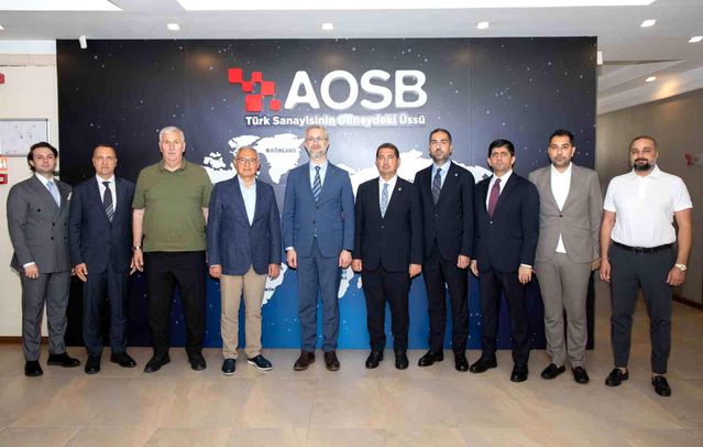 Ukrayna Büyükelçisi AOSB'yi Ziyaret Etti