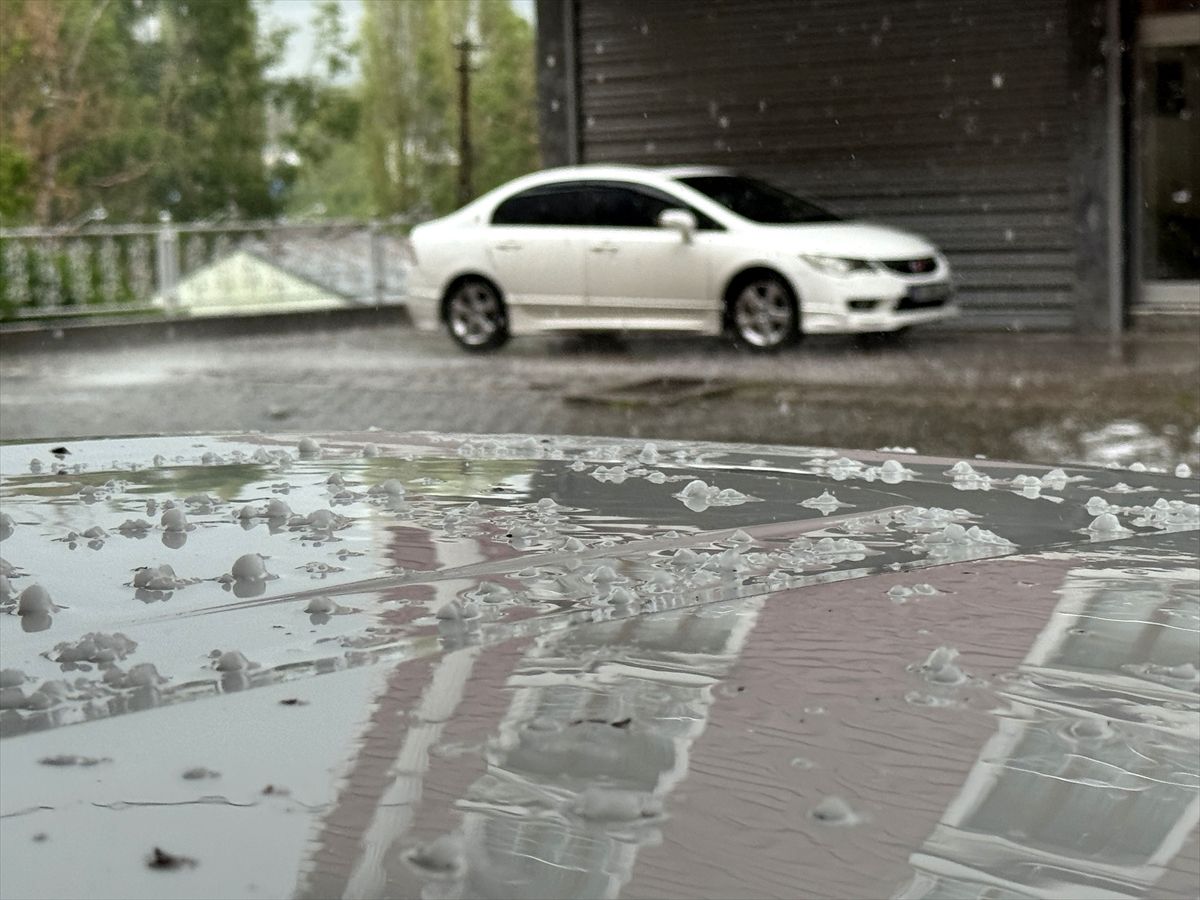Ardahan ve Ağrı\'da Sağanak ve Dolu