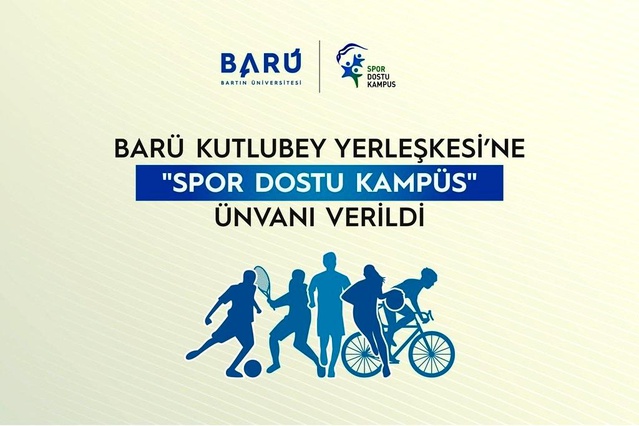 Bartın Üniversitesi'ne 'Spor Dostu Kampüs' Unvanı