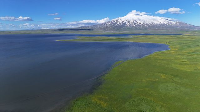Burası Norveç değil Türkiye'nin doğusu! Manzara hayran bıraktı