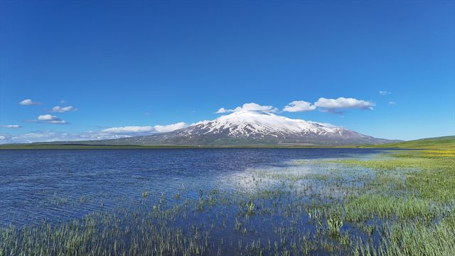 Burası Norveç değil Türkiye'nin doğusu! Manzara hayran bıraktı