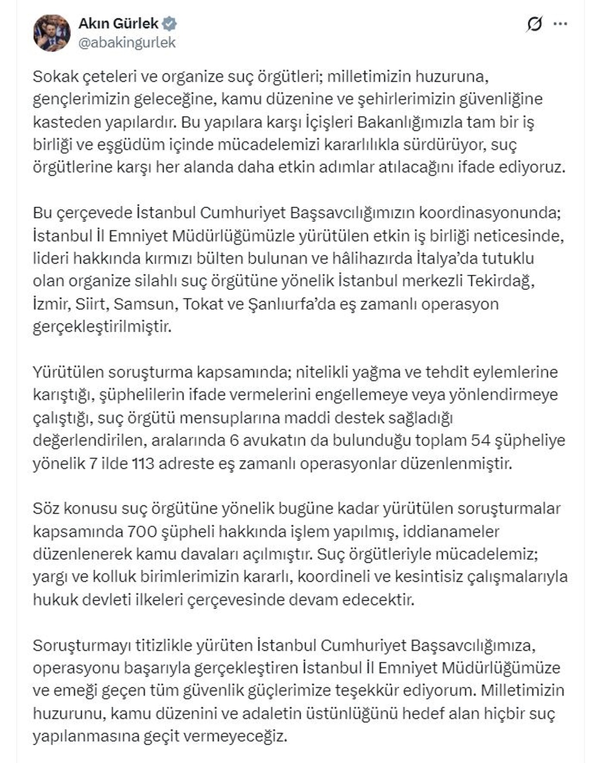 İstanbul\'da Suç Örgütlerine Operasyon