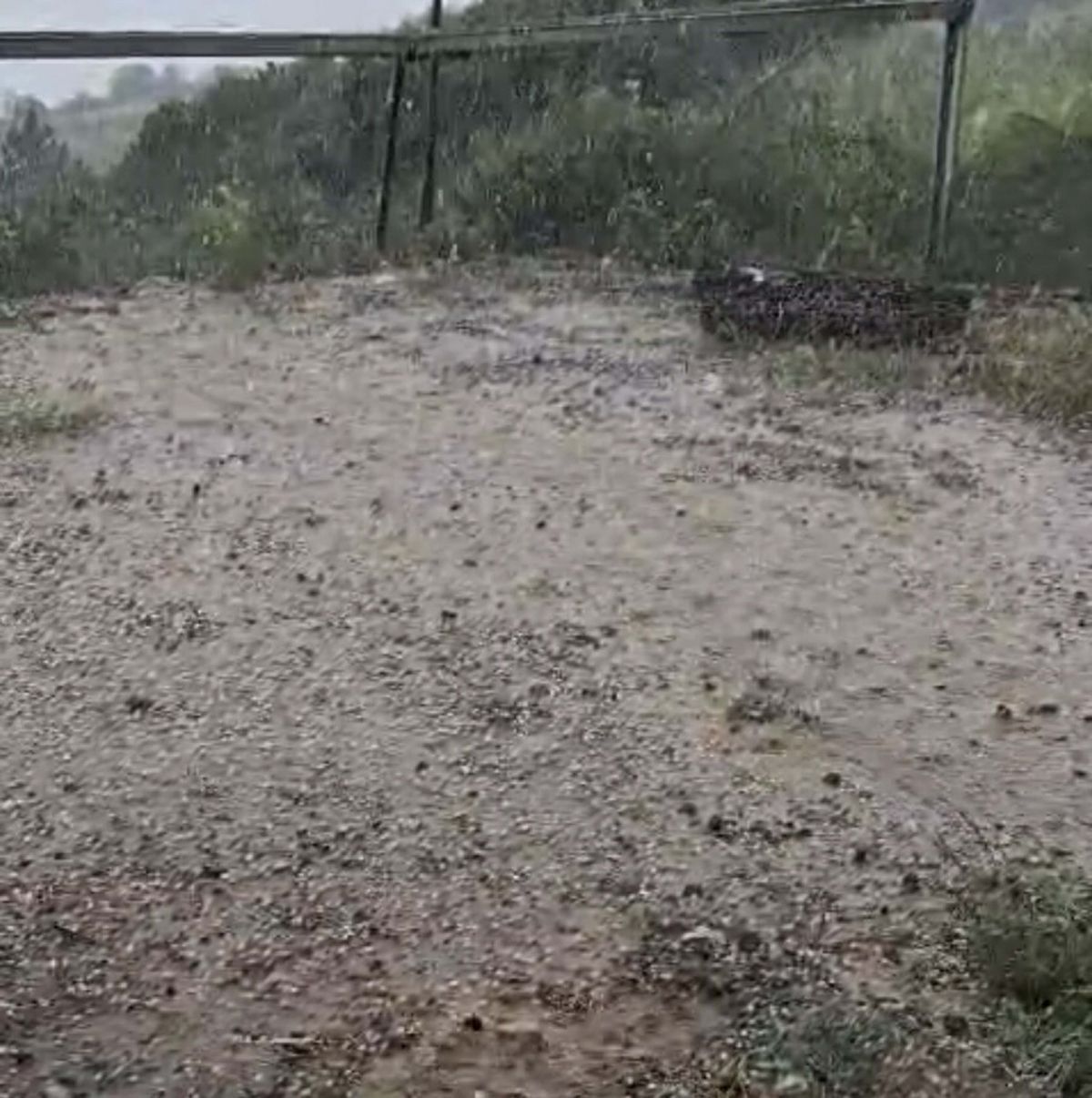 Alaşehir\'de Dolu Tarım Alanlarına Zarar Verdi