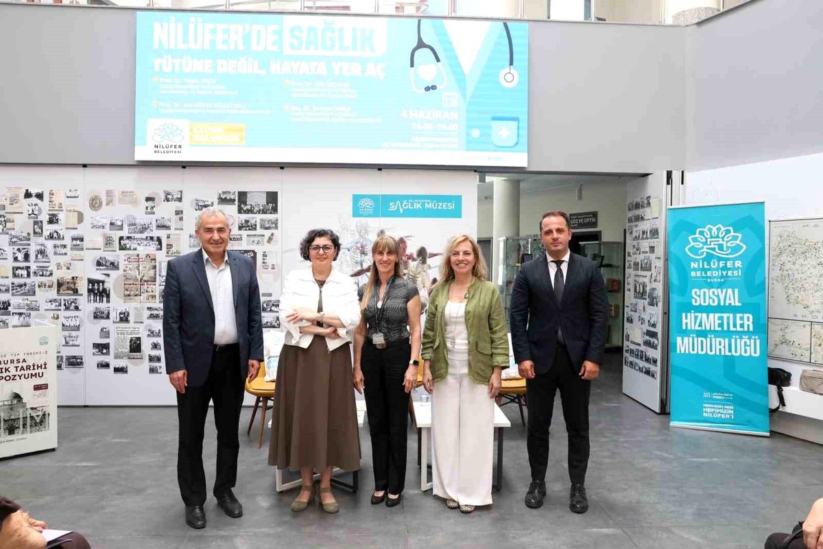 Nilüfer\'de "Tütüne değil, hayata yer aç" söyleşisi