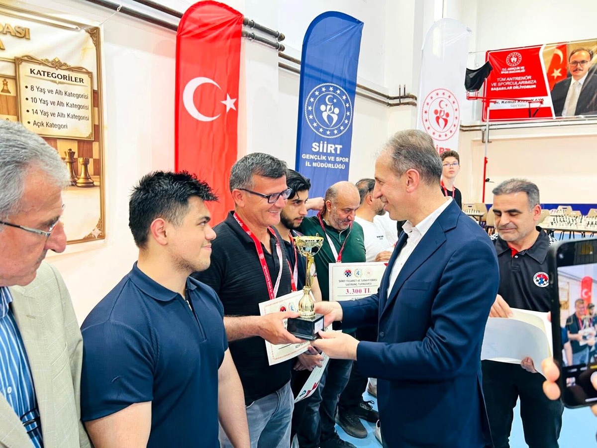 Siirt TSO Satranç Turnuvası Başarıyla Tamamlandı