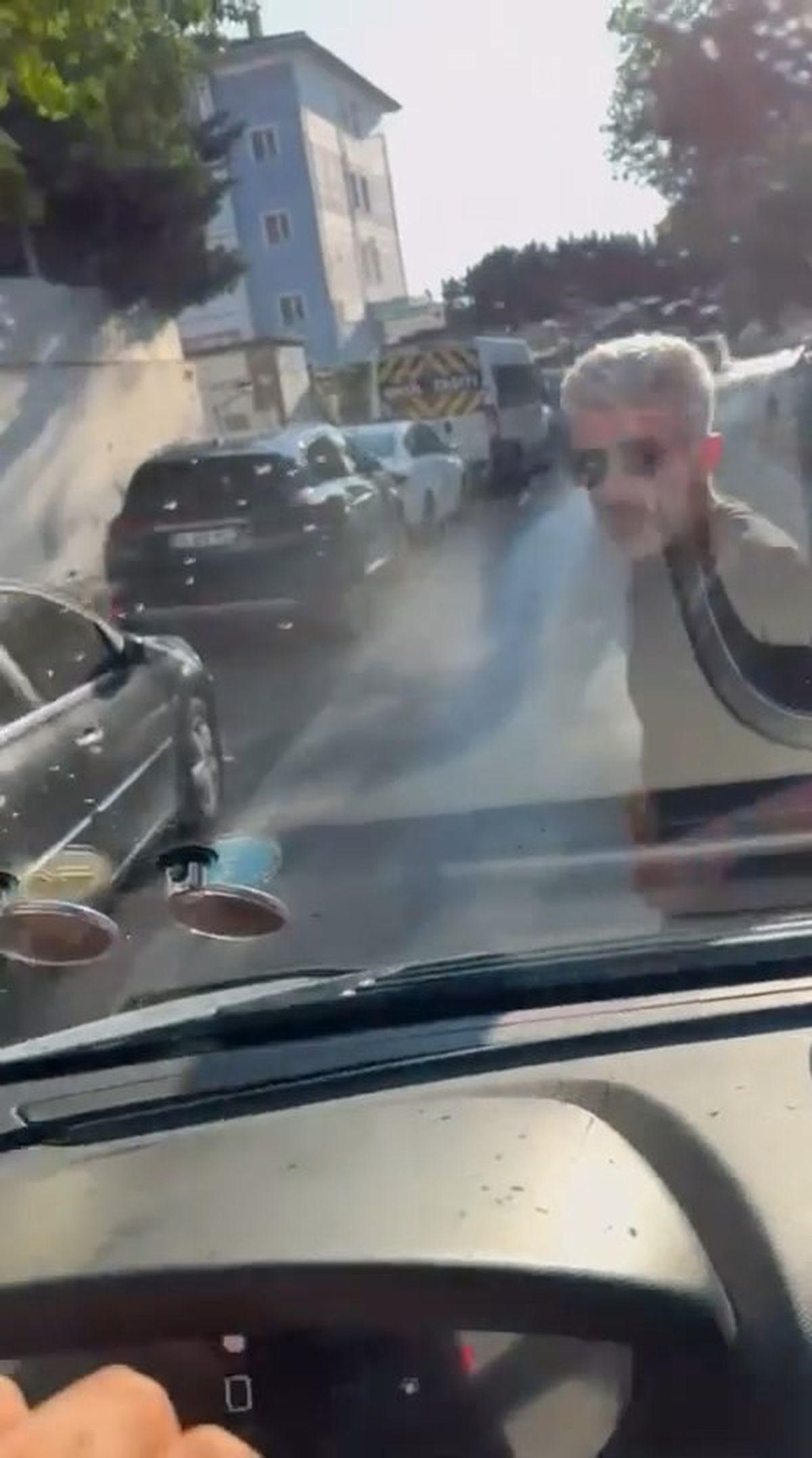 Ümraniye\'de Trafik Kavgası