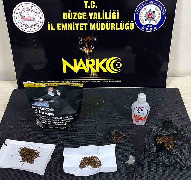 Düzce'de Uyuşturucu Operasyonu: 1 Tutuklama
