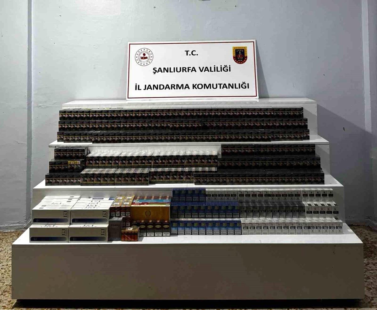 Viranşehir\'de Kaçak Sigara Operasyonu