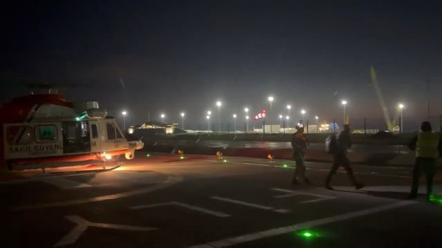 Sakarya Gaz Sahası'nda Yaralı Tahliye
