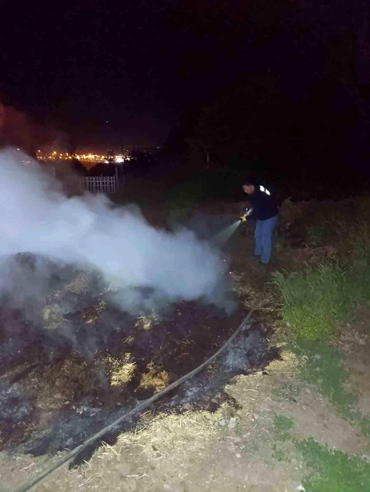Bolu\'da korkutan anız yangını: Ormana sıçramadan söndürüldü