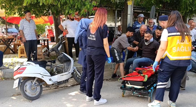 İnegöl'de Motosiklet Kazası