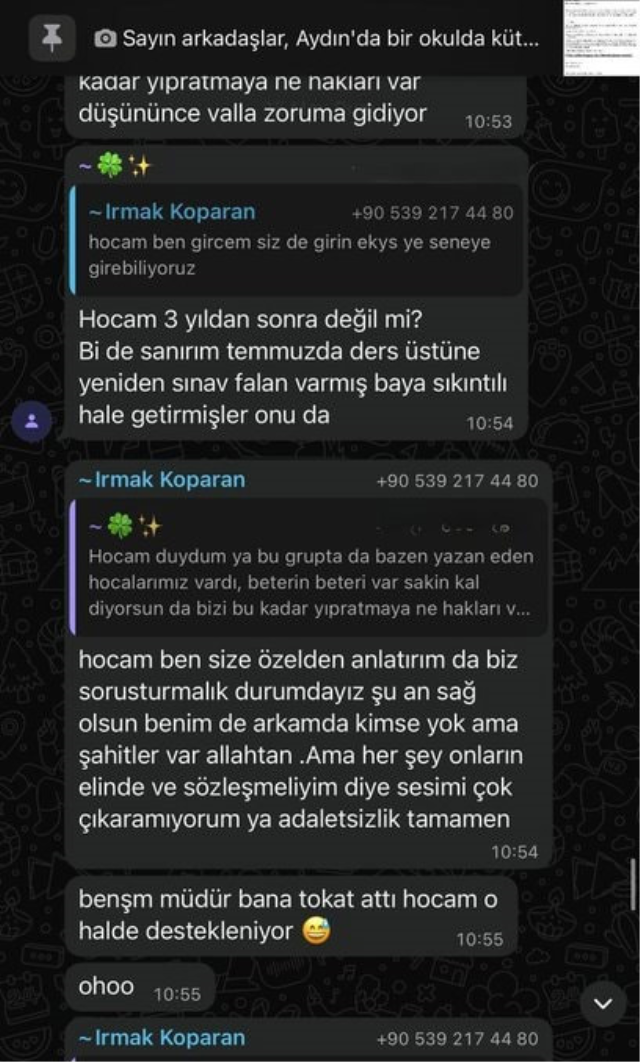 Mobing kurbanı Irmak öğretmenin 9 dakikalık ses kaydı ortaya çıktı