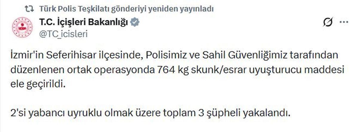 Seferihisar\'da Uyuşturucu Operasyonu