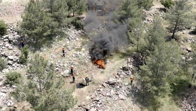 Kilis'te Orman Yangını Tatbikatı Gerçekleştirildi